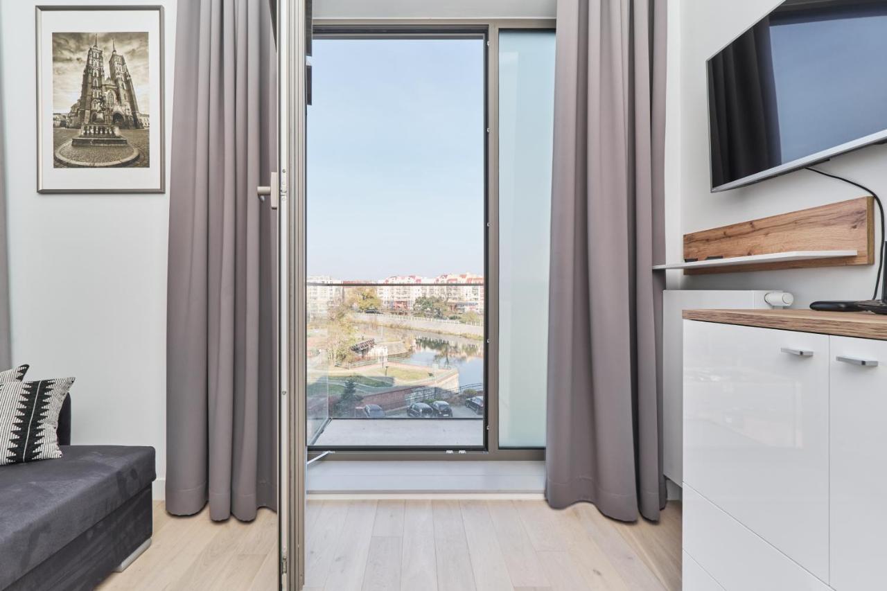 Eleganckie Studia Wyspa Slodowa By Noclegi Renters Breslávia Exterior foto