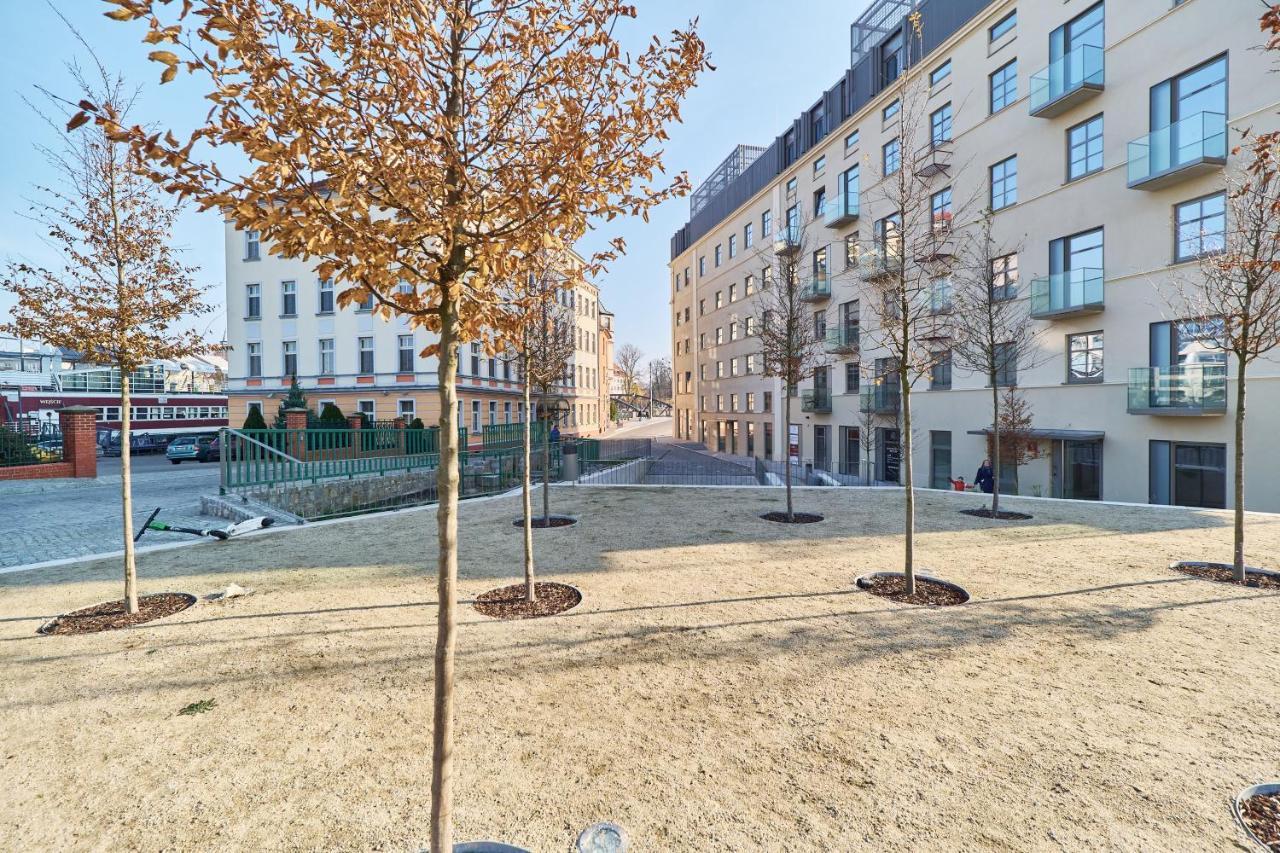 Eleganckie Studia Wyspa Slodowa By Noclegi Renters Breslávia Exterior foto