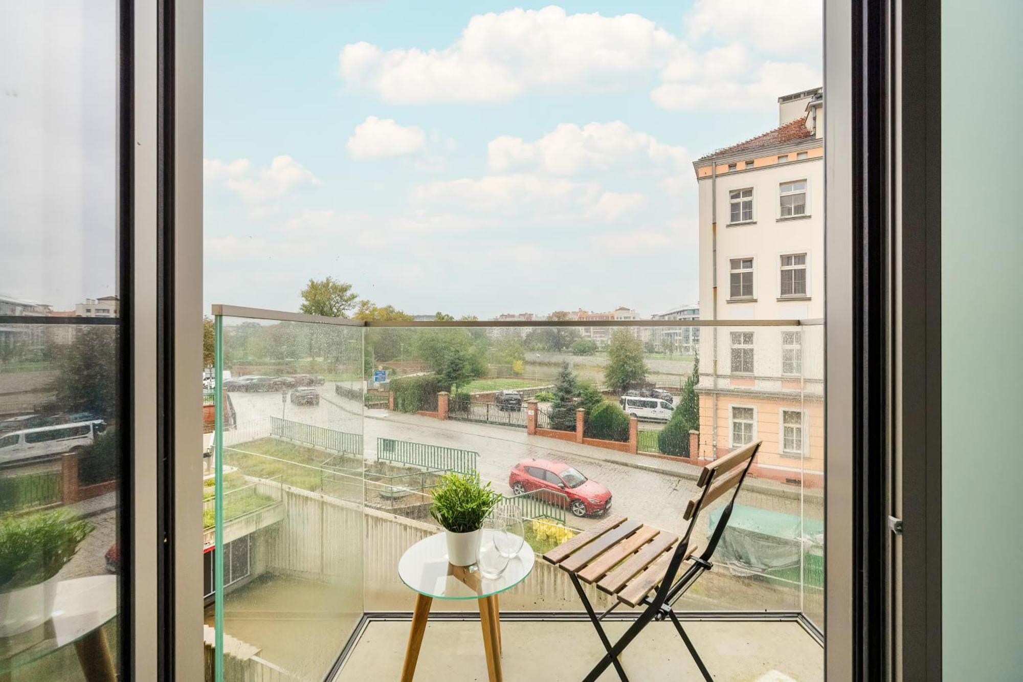 Eleganckie Studia Wyspa Slodowa By Noclegi Renters Breslávia Exterior foto